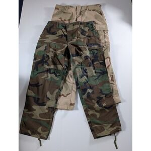 Proper international 35-39 ×26.5-29.5 Military Camo Pants Lot 2 Woodland Desert